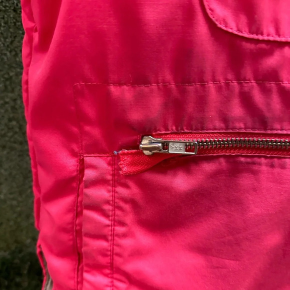 Vintage 1980s Red Utility Puffer Vest Large - Picture 5 of 7
